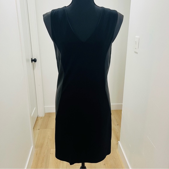 Tart Black & Faux Leather Mini Dress - Picture 5 of 11